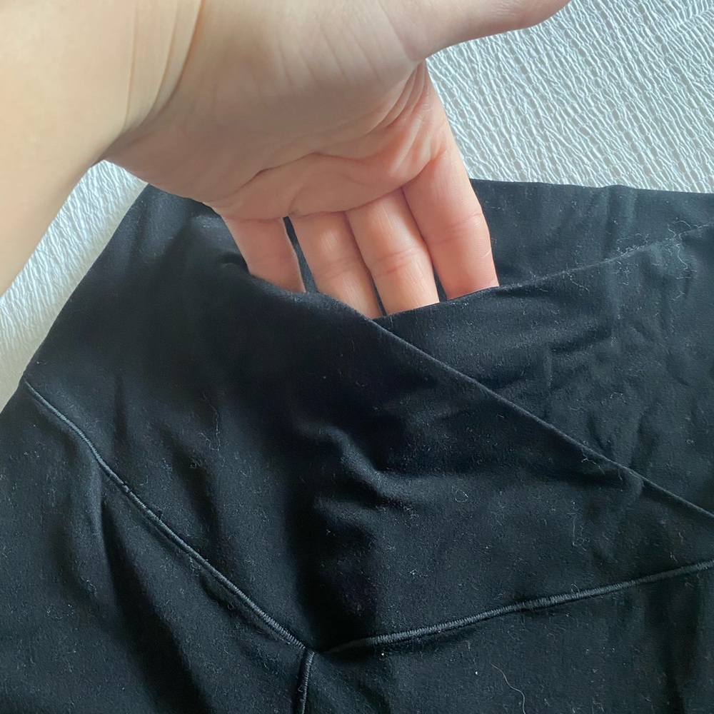 Aerie crossover flare leggings